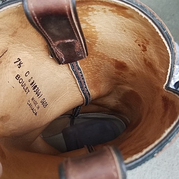 Boulet western cowgirl boots snake print - Picture 8 of 8